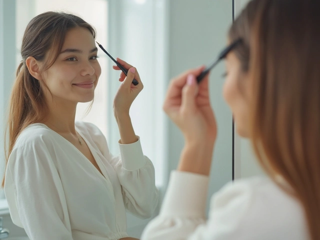 How to Dye Your Eyebrows Black with Eyebrow Mascara